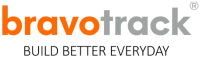 Bravotrack official company logo with the slogan 'Build Better Everyday' in orange and grey typography.